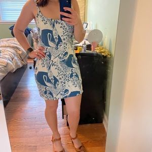 Blue and white summer dress reformation!
